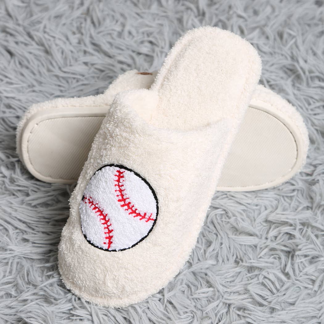 Baseball Gameday Indoor Home Slippers
