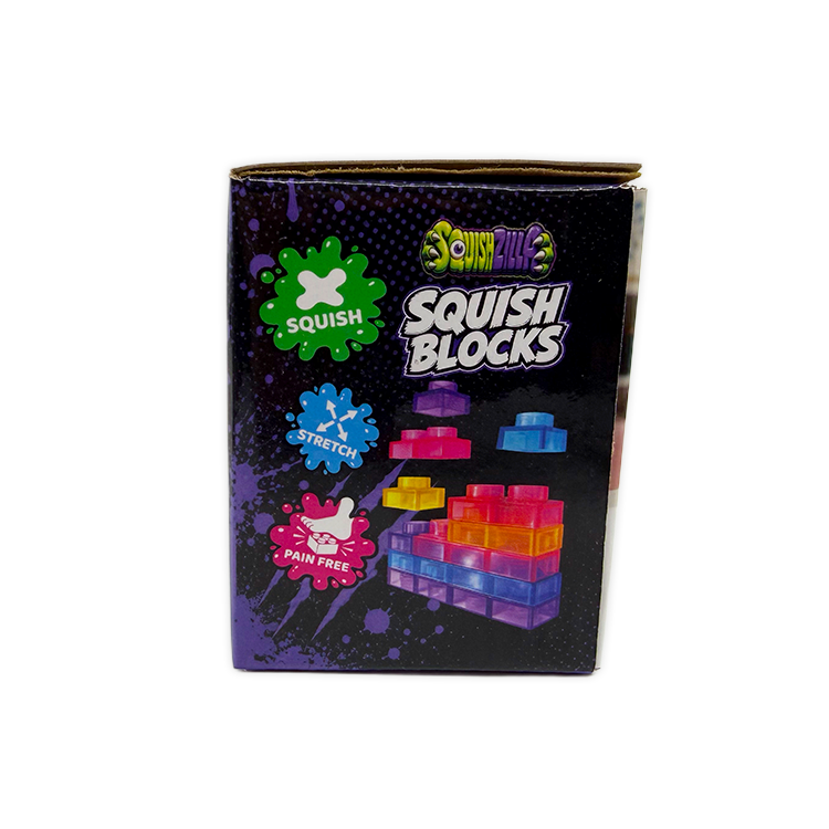 Fun Doh Squish Blocks Building Fidget Sensory Toy- 6/Display