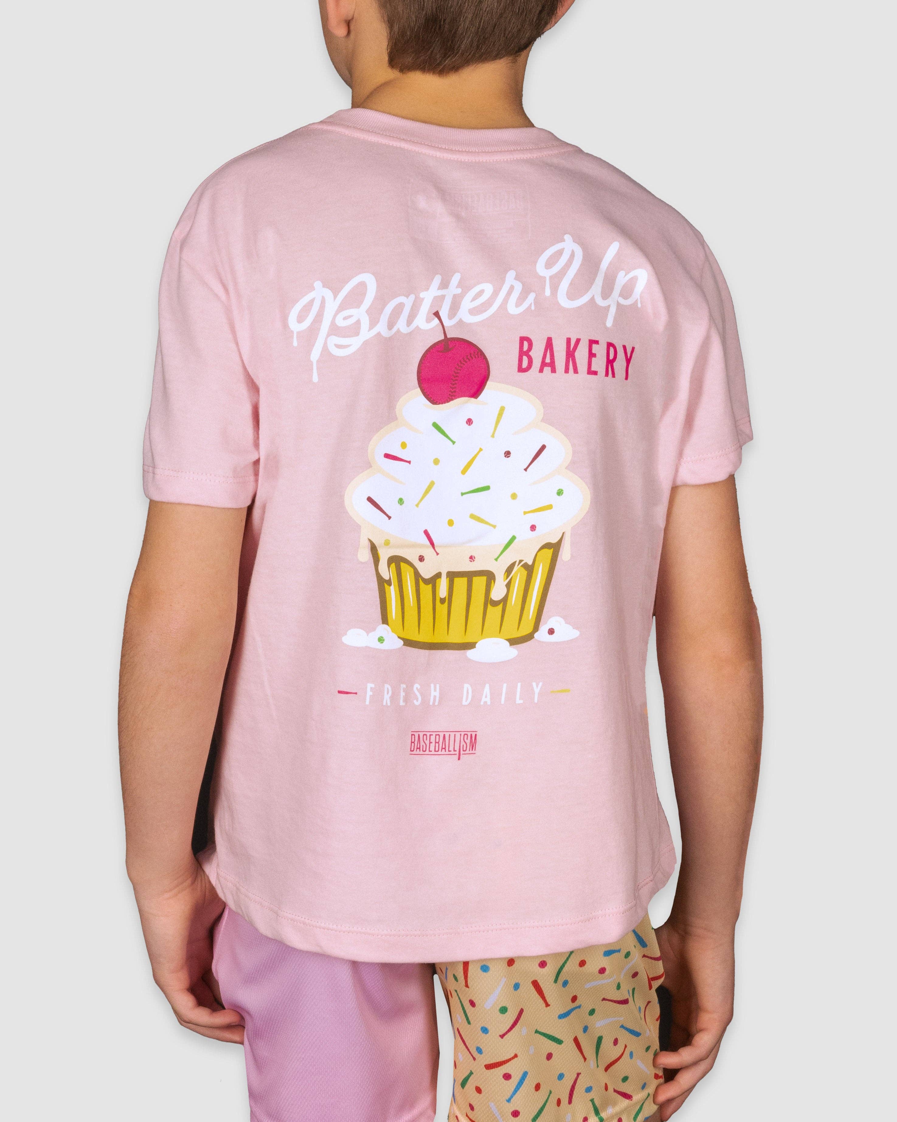 Batter Up Bakery Confetti Cupcake T-Shirt - Youth
