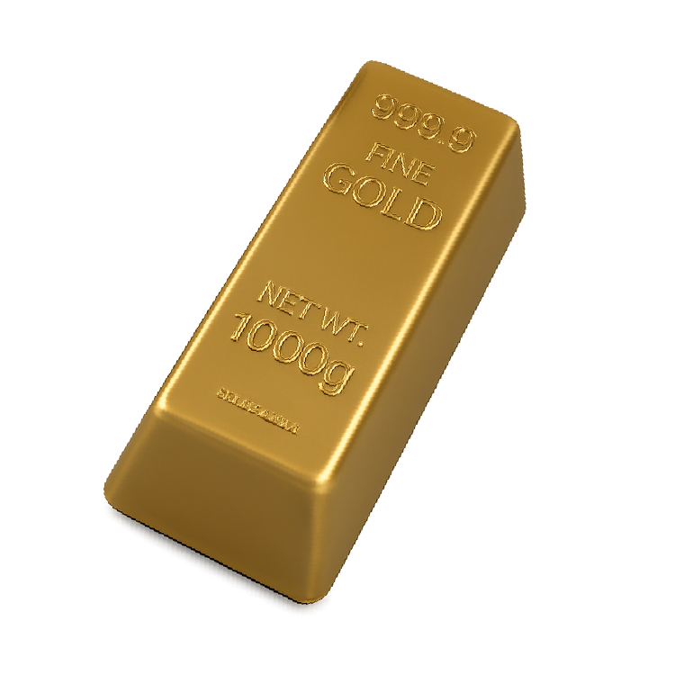 Fun Doh 5" Gold Bar Slow-Rise Squishy Toy - 12/Display