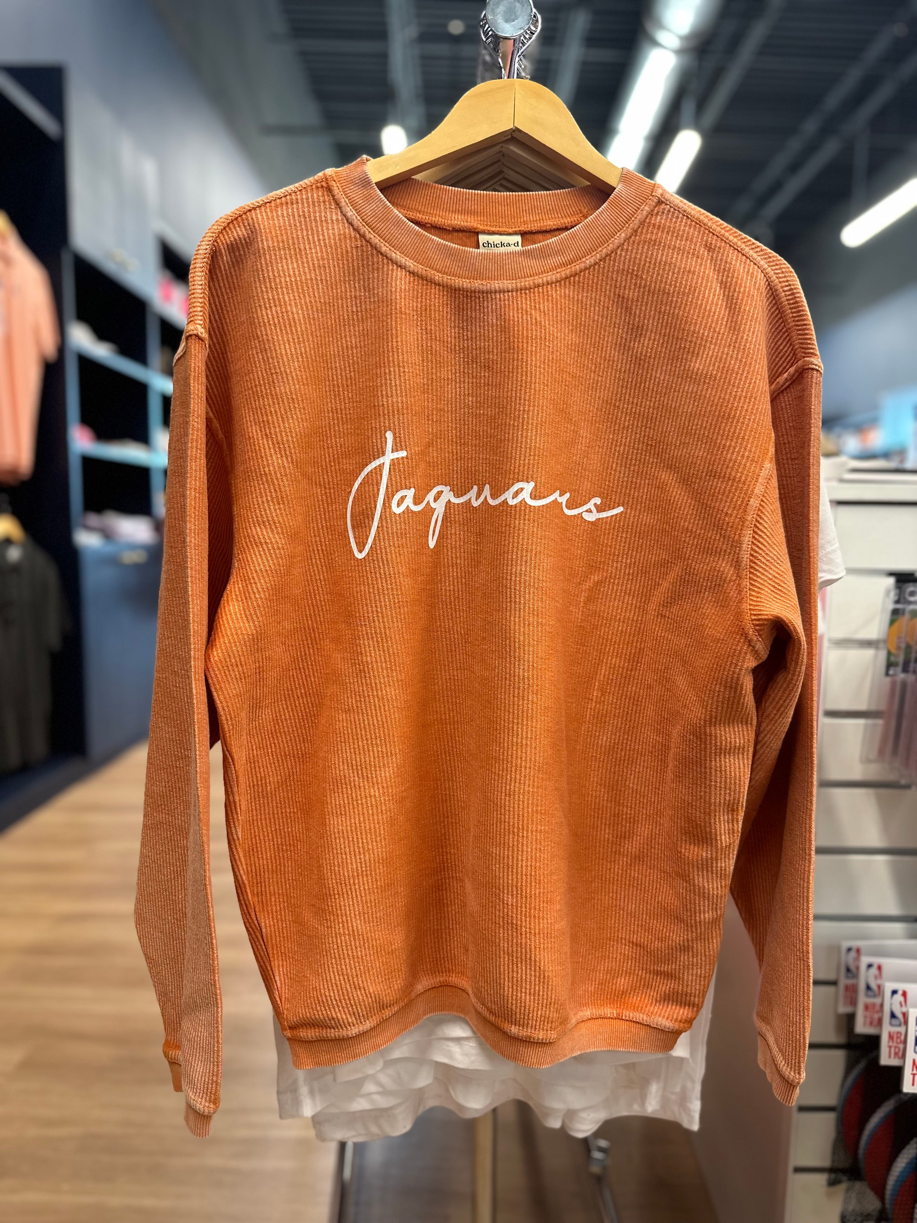 Jaguars Script Corded Crew in Orange – Bandwagon Sports - MS