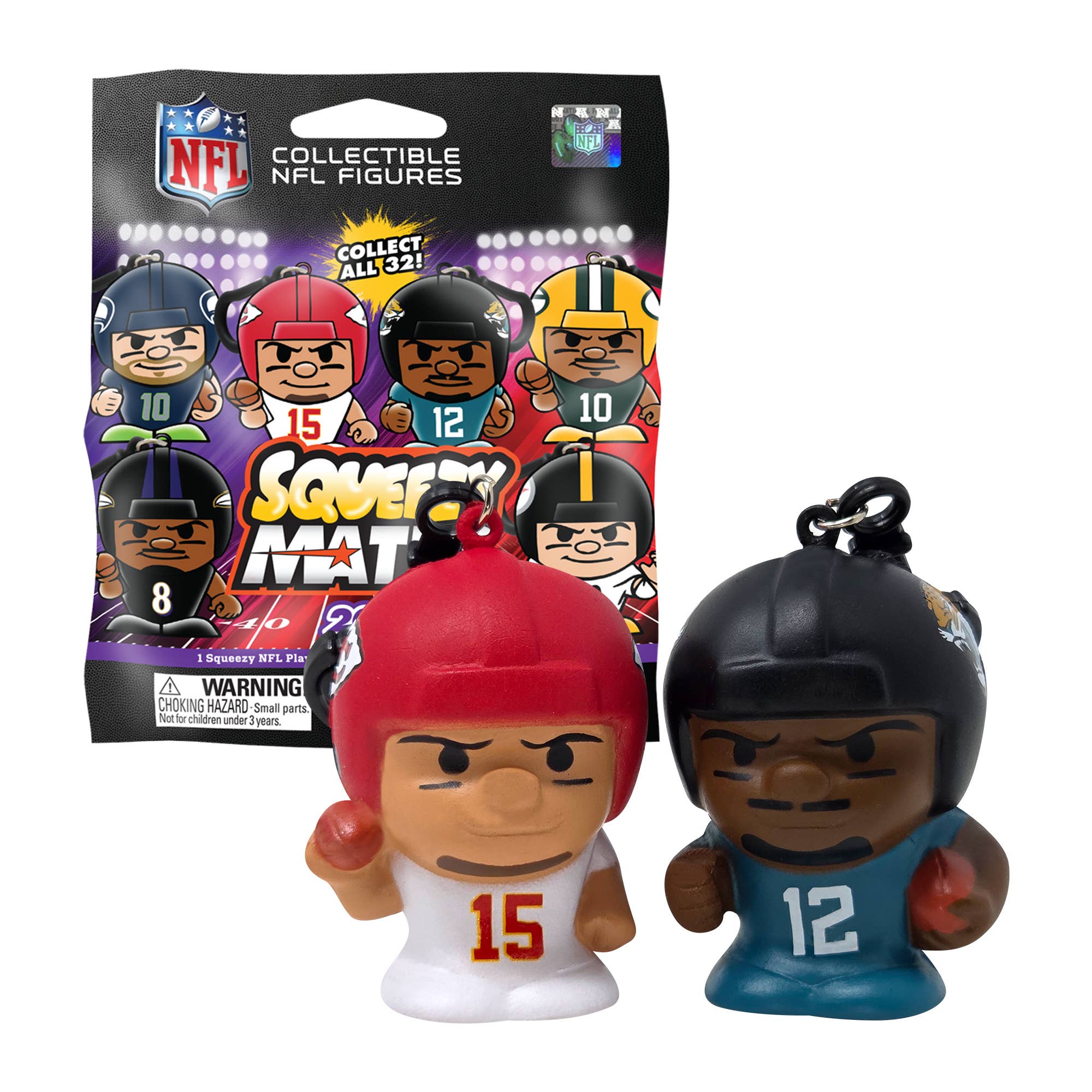 NFL SqueezyMates Gravity Feed Display 2026 - 24ct