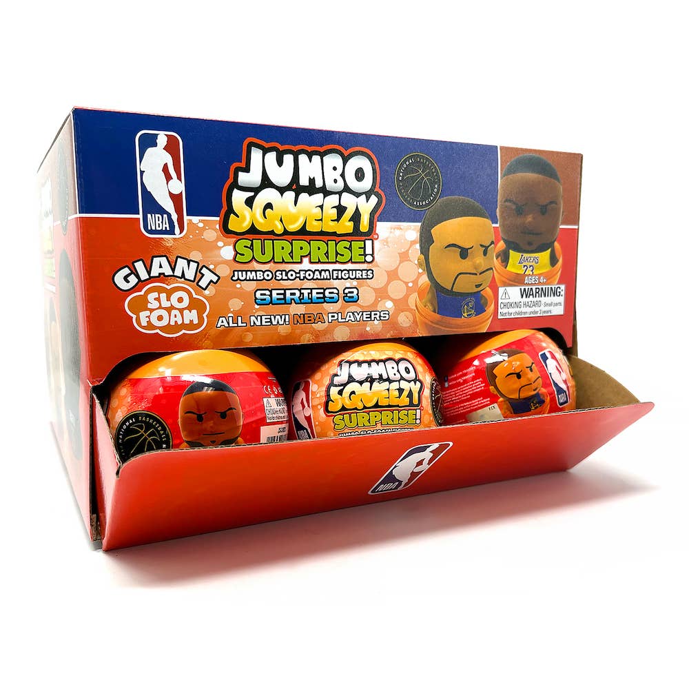NBA Jumbo Squeezy Capsule Display - 18 ct 2025