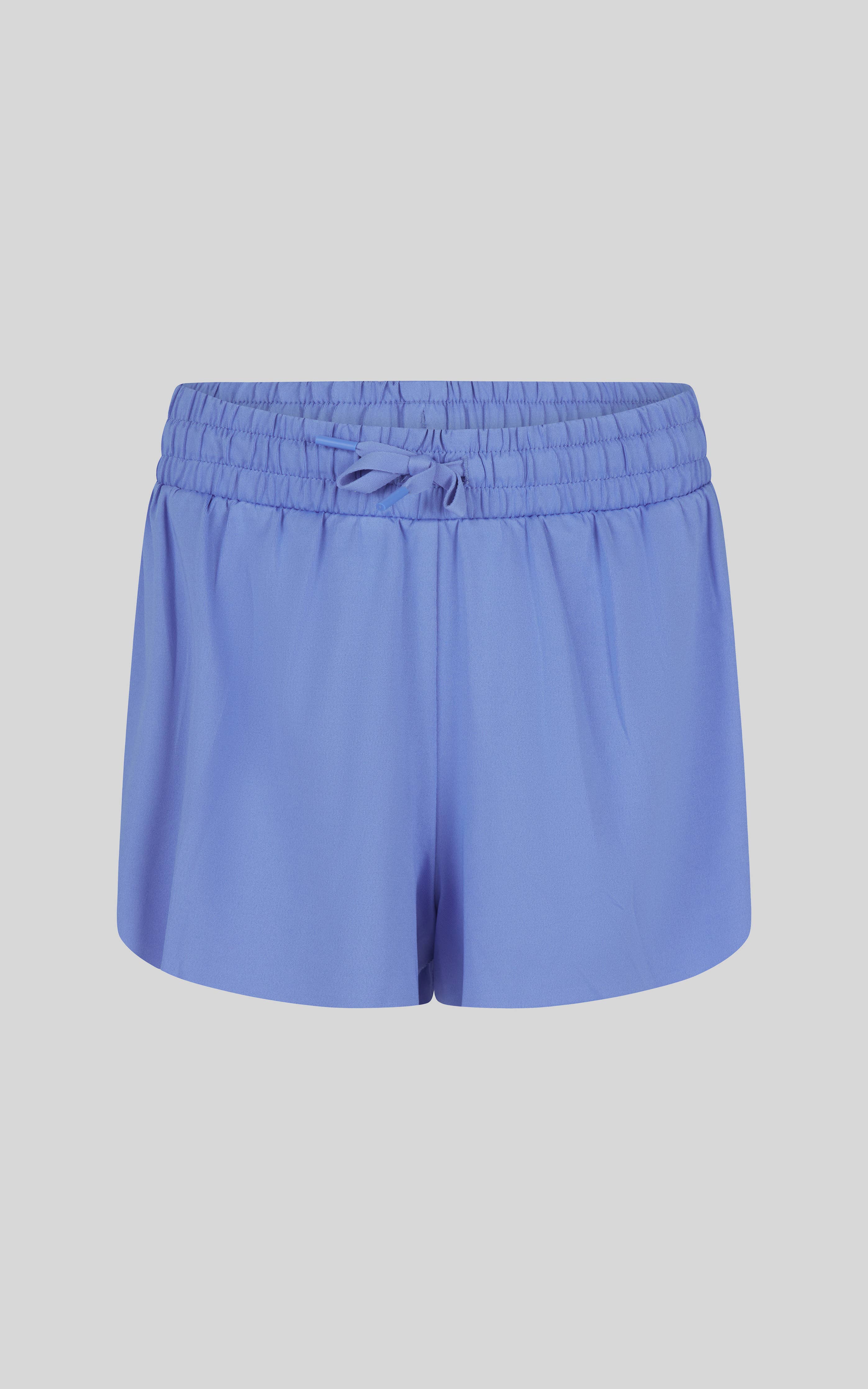 Girls Woven Running Shorts with Inner Short