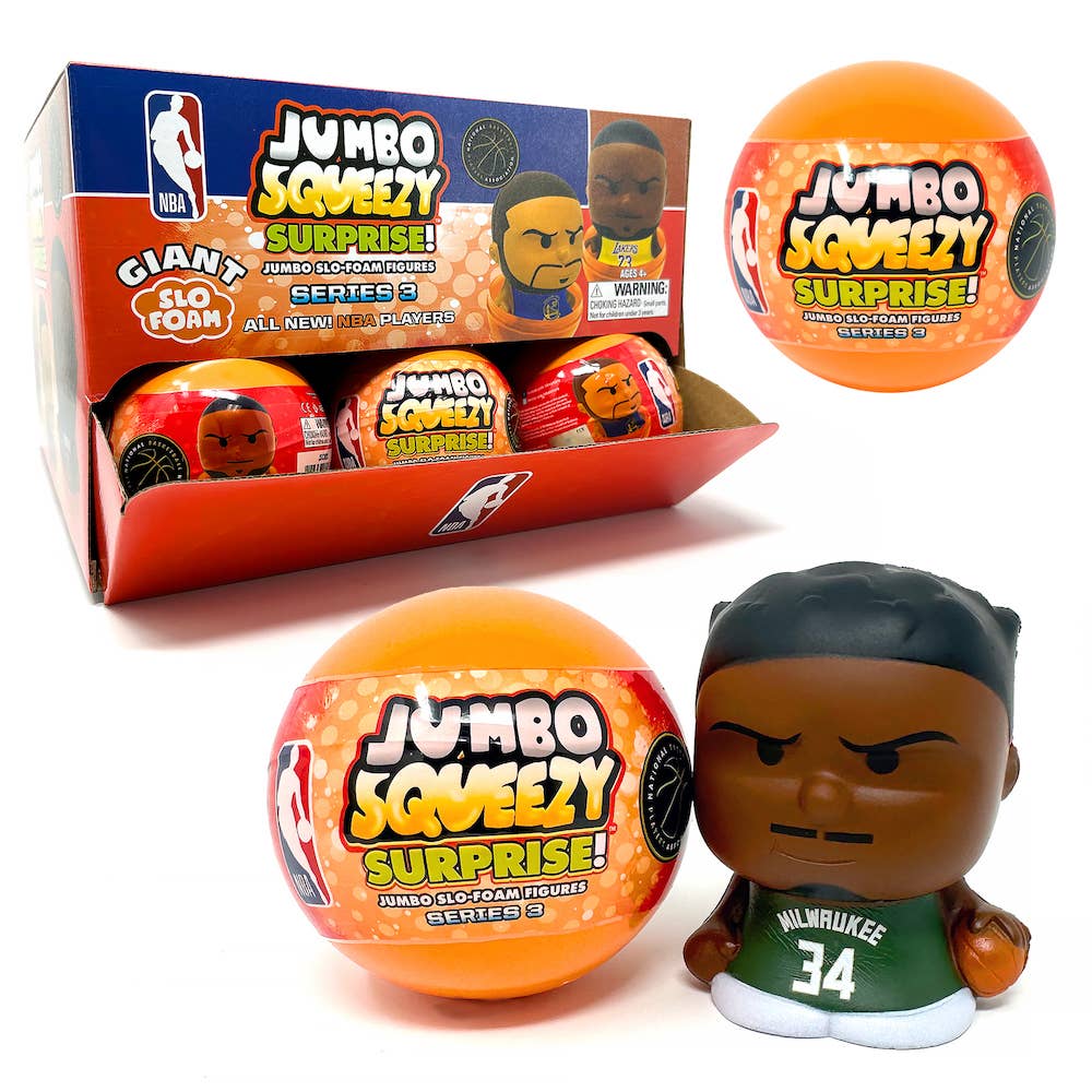 NBA Jumbo Squeezy Capsule Display - 18 ct 2025