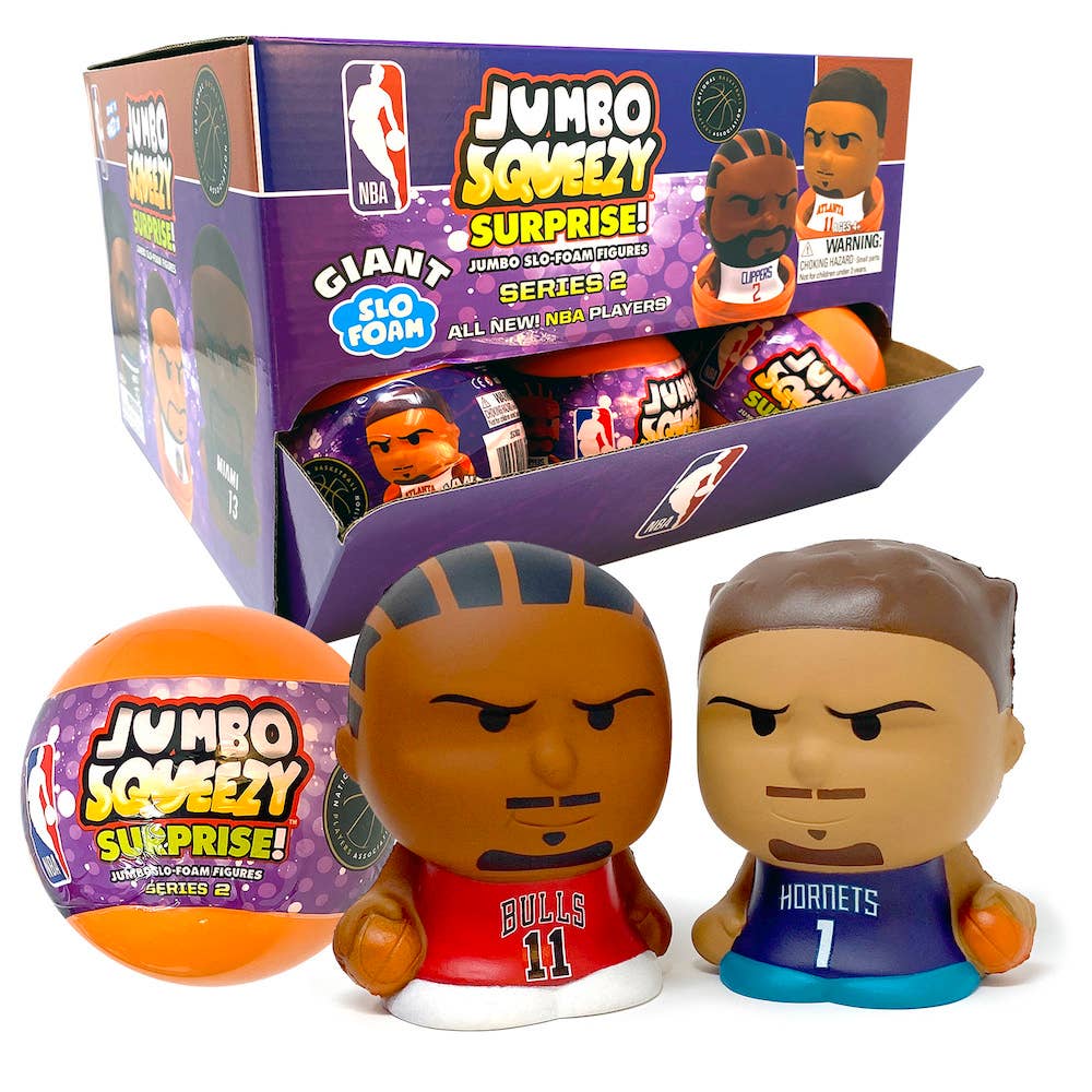 NBA Jumbo Squeezy Surprise! Giant Capsule Series 2