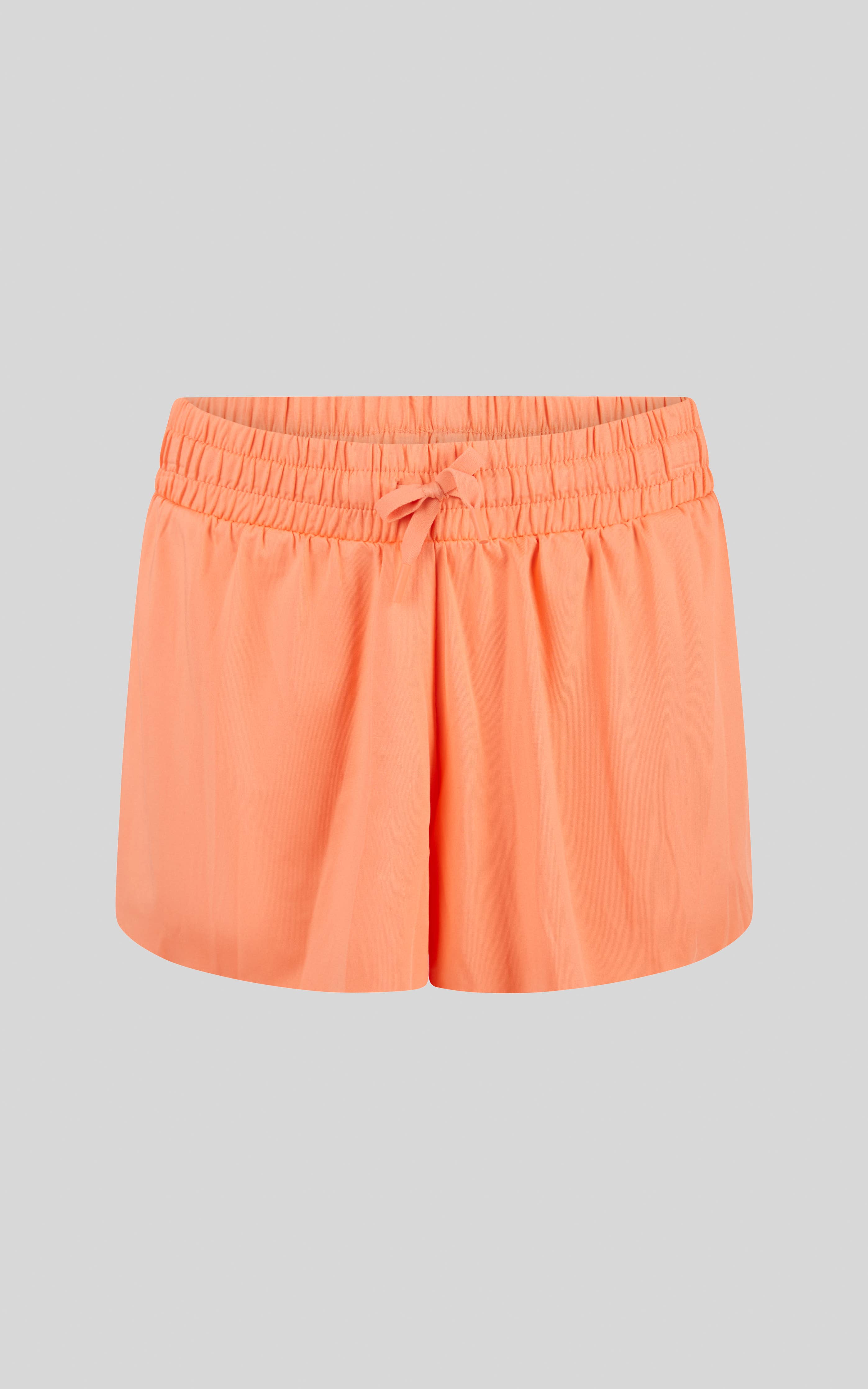 Girls Woven Running Shorts with Inner Short