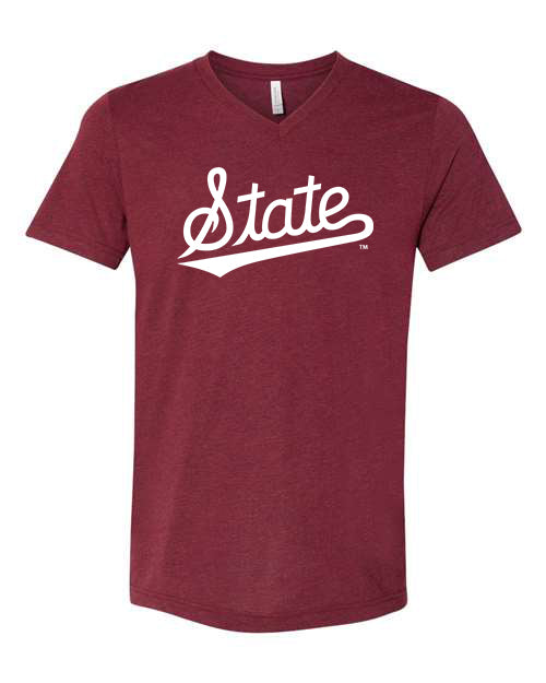 Maroon V Neck